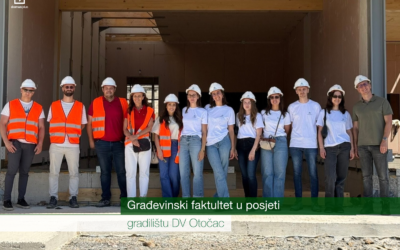 Posjet građevinskog faktulteta gradilištu DV u Otočcu!